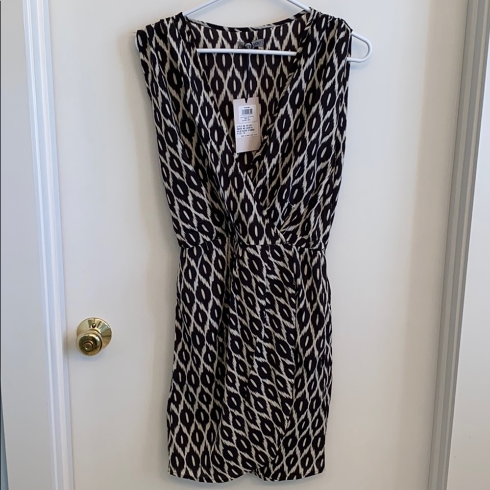 Alice & You black & off white ikat  dress.